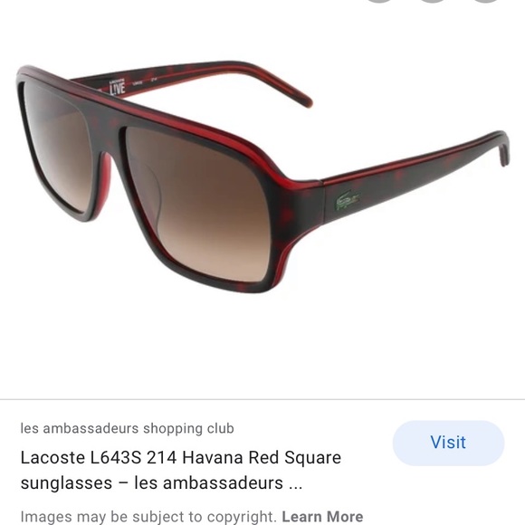 lacoste live sunglasses